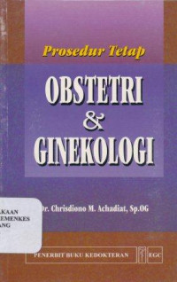 Prosedur tetap Obstetri & ginekologi