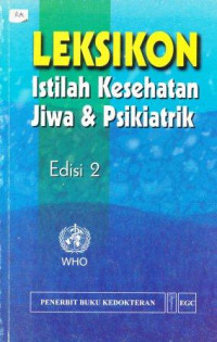 Leksikon istilah kesehatan jiwa pediatrik