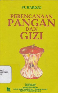 Image of Perencanaan pangan dan gizi
