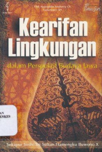 Kearifan lingkungan dalam perspektif budaya jawa