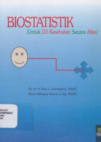 Image of Biostatistika untuk D3 kesehatan secara atlas