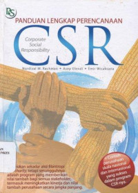 Image of Panduan lengkap perencanaan CSR (corporate social responsibility)