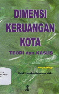 Image of Dimensi keruangan kota : teori dan kasus