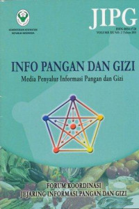 Info pangan dan gizi : media penyalur informasi pangan dan gizi