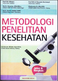 Image of Metodologi penelitian kesehatan