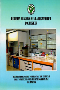 Image of Pedoman pengelolaan laboraturium poltekkes