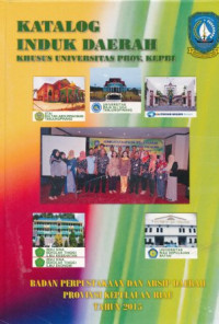 Image of Katalog induk daerah khusus universitas PROV. KEPRI