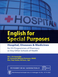 English for special purpose: hospital, diseases and medicines