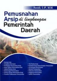 Image of Pemusnahan arsip di lingkungan pemerintah daerah
