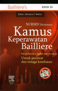 Image of Kamus keperawatan Bailliere untuk perawat dan tenaga kesehatan