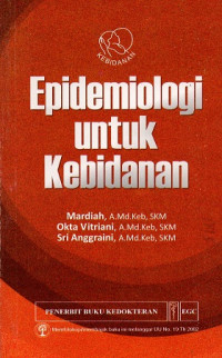 Image of Epidemiologi untuk kebidanan