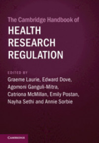 Image of The Cambridge Handbook of Health Research Regulation