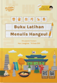 Buku latihan menulis hangeul Kkuljem Korean