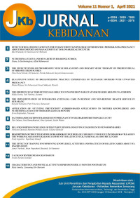 Image of JKB: Jurnal Kebidanan Volume 11 Nomor 2, Oktober 2021