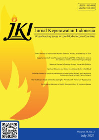 Image of JKI: Jurnal Keperawatan Indonesia Volume 24 Nomor 2, July 2021