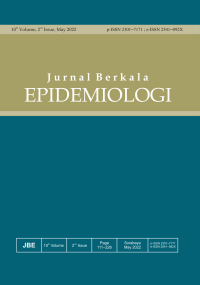 Image of Jurnal Berkala Epidemiologi Volume 10 Issue 2, May 2022