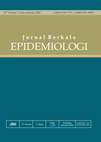 Image of Jurnal Berkala Epidemiologi Volume 11 Issue 1, Januari 2023