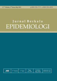 Image of Jurnal Berkala Epidemiologi Volume 11 Issue 2, May 2023