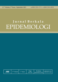 Image of Jurnal Berkala Epidemiologi Volume 11 Issue 3, September 2023