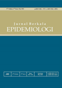 Image of Jurnal Berkala Epidemiologi Volume 9 Issue 2, May 2021
