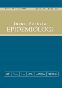 Image of Jurnal Berkala Epidemiologi Volume 9 Issue 3, September 2021