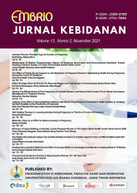 Jurnal Embrio: Jurnal Kebidanan Vol. 13 No. 2, November 2021