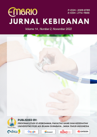 Jurnal Embrio: Jurnal Kebidanan Vol. 14 No. 2, November 2022