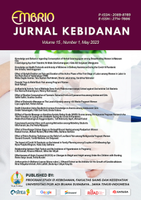 Jurnal Embrio: Jurnal Kebidanan Vol. 15 No. 1, may 2023