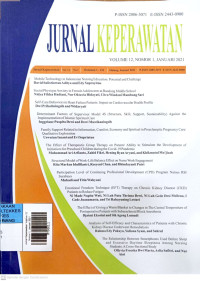 Image of Jurnal Keperawatan Volume 12 Nomor 1, Januari 2021
