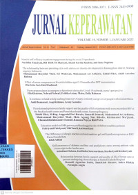 Image of Jurnal Keperawatan Volume 14 Nomor 1, Januari 2023