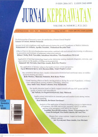 Image of Jurnal Keperawatan Volume 14 Nomor 2, Juli 2023