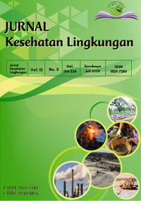 Jurnal Kesehatan Lingkungan Vol 12 Issue 3, July  2020