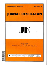 Image of Jurnal Kesehatan Vol. 7 No. 1, April 2016