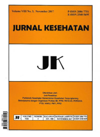 Image of Jurnal Kesehatan Vol. 8 No. 3, November 2017