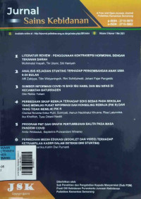 Image of Jurnal Sains Kebidanan Volume 3 Nomor 1, Mei  2021
