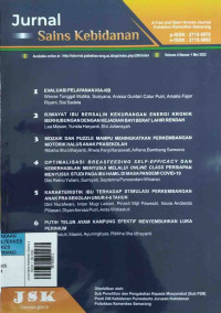 Image of Jurnal Sains Kebidanan Volume 4 Nomor 1, Mei 2022