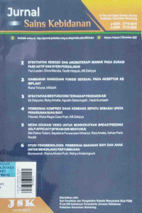 Image of Jurnal Sains Kebidanan Volume 4 Nomor 2, November 2022