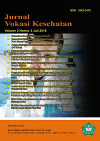Image of Jurnal Vokasi Kesehatan Vol. 2 No. 2, Juli 2016