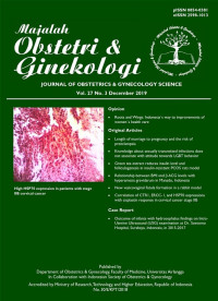 Majalah Obstetri & Ginekologi Vol. 27 No. 3, December 2019