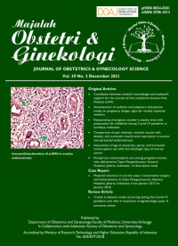 Image of Majalah Obstetri & Ginekologi Vol. 29 No. 3, December 2021