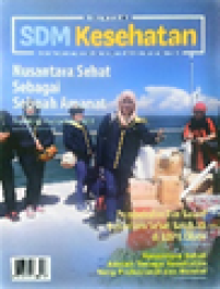 SDM Kesehatan Edisi Agustus 2018